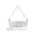 Michael Kors Silver-Tone Medium Parker Shoulder Bag In Leather Woman GREY