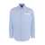 Palm Angels Palm Angels Button-Down Collar Cotton Shirt BLUE