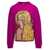 ERL UNISEX KISS MOHAIR INTARSIA SWEATER KNIT PINK