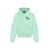 Palm Angels PALM ANGELS COTTON HOODIE GREEN