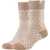 SKECHERS 2PPK Wm Casual Cozy Jacquard Socks Beige