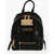 Moschino Love Nylon Backpack With Metal Safety Closure Black
