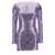 ROTATE Birger Christensen Rotate Birger Christensen Sequin Mini Dress PURPLE