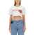 MOSCHINO JEANS T-Shirt With Logo WHITE