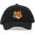 MAISON KITSUNÉ Fox Head Baseball Hat BLACK