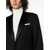 Daniele Alessandrini Daniele Alessandrini Single-Breasted Viscose Blend Blazer With Glossy Lapels Black