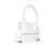 JACQUEMUS Jacquemus Le Grand Chiquito Leather Handbag WHITE