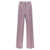 MSGM Msgm Lurex Pinstriped Pants PURPLE