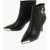 Versace Jeans Couture Faux Leather Scarlett Booties With Side Zip An Black