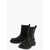 Versace Jeans Couture Faux Leather Drew Chelsea Boots With Contrasti Black