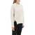 Moncler Crew-Neck Sweater In Carded Wool WHITE