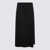 THE ROW The Row Black Viscose Blend Lonk Skirt Black