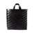 Off-White OFF-WHITE OFF WHITE Diag cut-out leather tote bag BLACK
