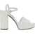 Dolce & Gabbana Platform Sandal With Logo WHITE