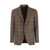 Tagliatore Tagliatore Montecarlo - Wool And Cashmere Checked Blazer BROWN