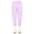 Stella McCartney STELLA MCCARTNEY JEANS WITH EMBROIDERED LOGO LILAC