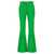 JW Anderson JW Anderson Leather Bootcut Trousers GREEN