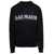 Balmain Retro Balmain Brushed Mohair Sweater Black