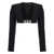 DAVID KOMA David Koma Top '3D Crystsal Chain And Square Neck'  Black