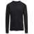 Dolce & Gabbana Black Long Sleeves Crewneck T-Shirt in Cotton Man BLACK
