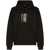 Dolce & Gabbana Black Hoodie With Print And Fusible Rhinestone In Cotton Man Black