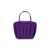 THEMOIRè THEMOIRè ARIA CORAL SPONGE PURPLE HANDBAG Violet