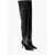 BY FAR Over The Knee Stevie Patent Leather Boots 8Cm Black