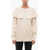 Chloe Cashmere Crew-Neck Sweater With Ruffle Detail White