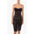 OSEREE Lace Slip Dress With Removable Padded Cups Black