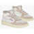 AUTRY Leather Medalist Mist Sneakers With Suede Detail White