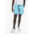 adidas Human Made Shorts With Contrasting Side Bands And Industrial Light Blue