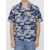 Palm Angels Shark Print Shirt BLUE