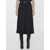Saint Laurent Midi skirt in wool BLACK