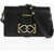 Moschino Love Faux Leather Love Bridge Shoulder Bag With Double Heart Black