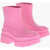 MSGM Carrion Sole Rubber Booties Pink