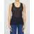 Jil Sander Semi-Sheer Tank Top BLACK