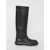 Jil Sander Black Leather Boots Black