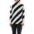 Valentino Garavani VALENTINO GARAVANI High neck stripes sweater BLACK/WHITE STRIPES