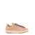 Lanvin 'Lite Curb' Pink Low Top Sneakers With Oversized Multicolor Laces In Suede Woman PINK