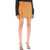 Versace Medusa '95 Leather Mini Skirt CARAMEL