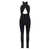 THE ANDAMANE The Andamane 'Hola Crystal' Jumpsuit  Black