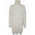 KITON KITON HIGH NECK KNITTED MINI DRESS CLOTHING WHITE