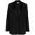 ANTONELLI Antonelli Pandolce Single-Breasted Wool Blend Blazer With Glossy Finishes Black