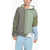 GREG LAUREN Fragment Hoodie Sweatshirt With Distressed Effect Green