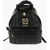 Moschino Love Quilted Nylon Backpack With Faux Leather Trims Black