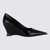 Salvatore Ferragamo Salvatore Ferragamo Black Leather Viola Slim Pumps Black