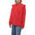 Raf Simons Hoodie Sweatshirt With Self-Tie Detail Red