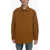 CRAIG GREEN Cotton Blend Overshirt With Mohair And Wool Lining Brown