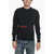 AMBUSH Crew Neck /21 Cotton Sweatshirt With Embroidered Logo Black