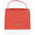 Moschino Love Quilted Faux Leather Bag With Removable Shoulder Strap Red